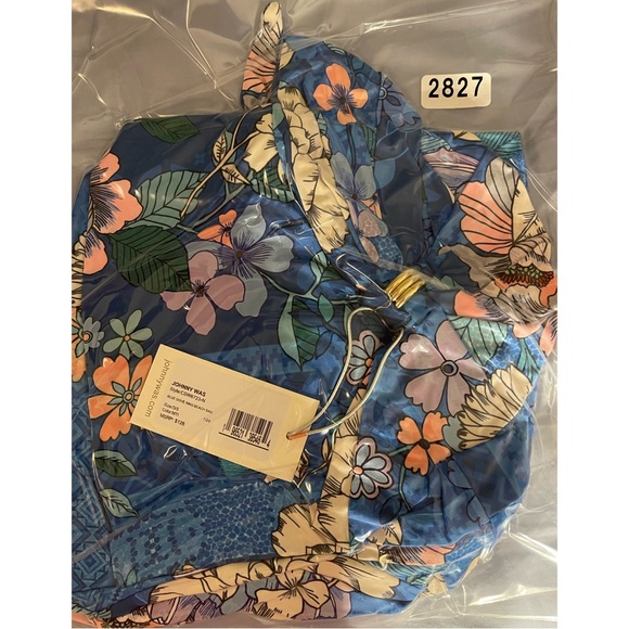 Johnny Was Floral Blue Dove Bag NWT - Picture 11 of 11